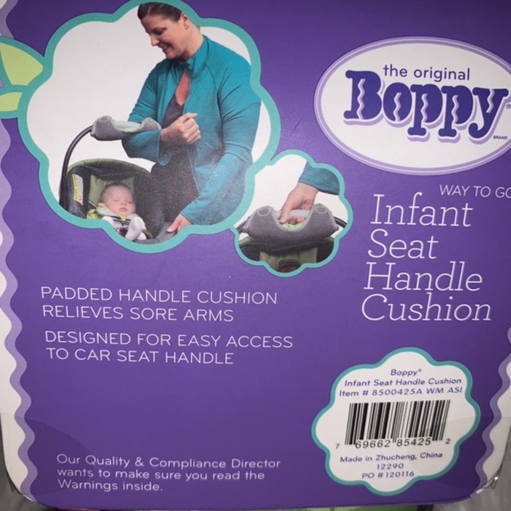 Boppy infant seat handle cushion